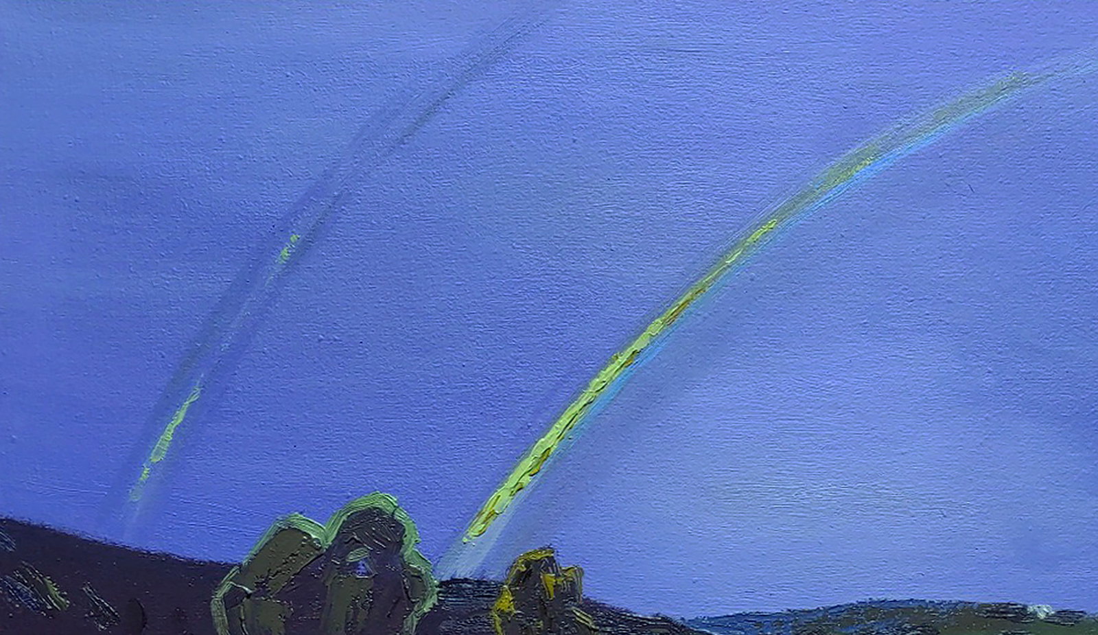 Oil painting Rainbow after the rain Yaroslav Savchyn - 2