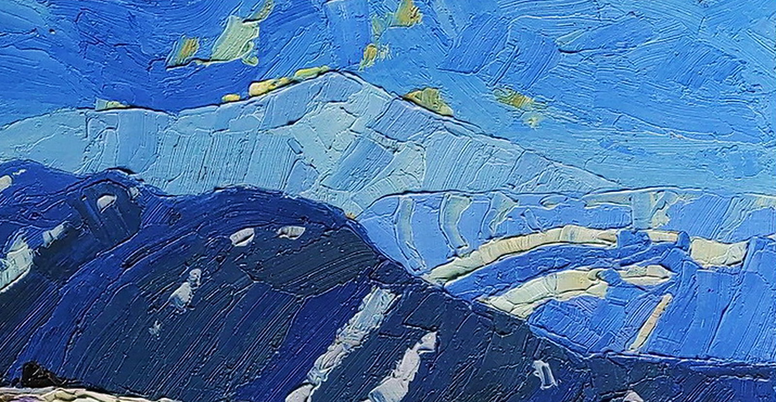 Oil painting Spring Mountain Yaroslav Savchyn - 3