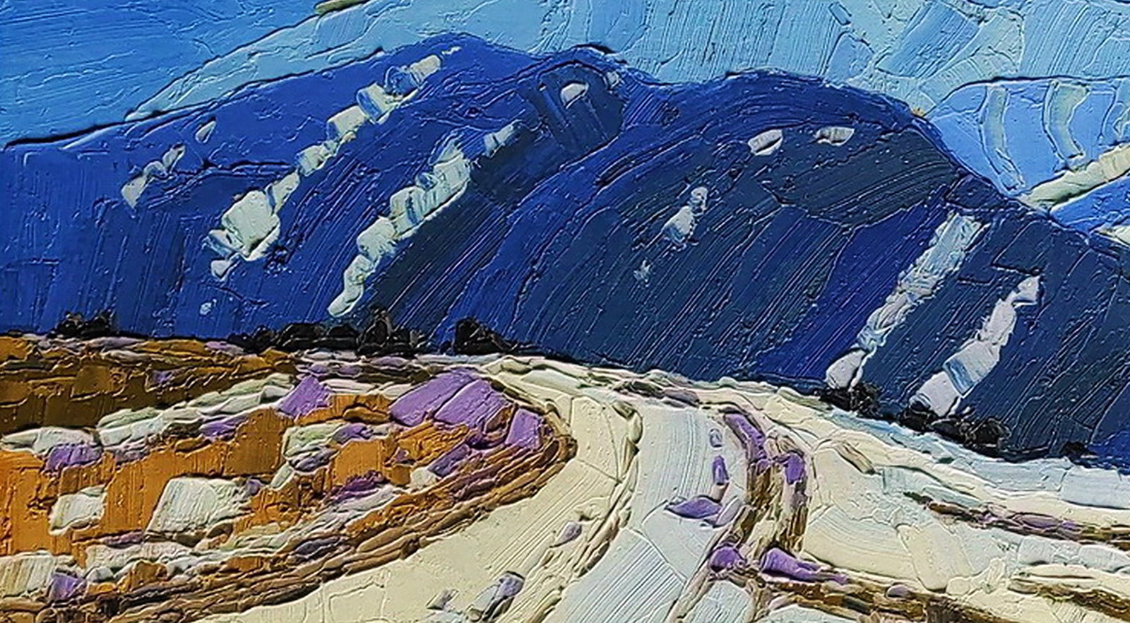 Oil painting Spring Mountain Yaroslav Savchyn - 4