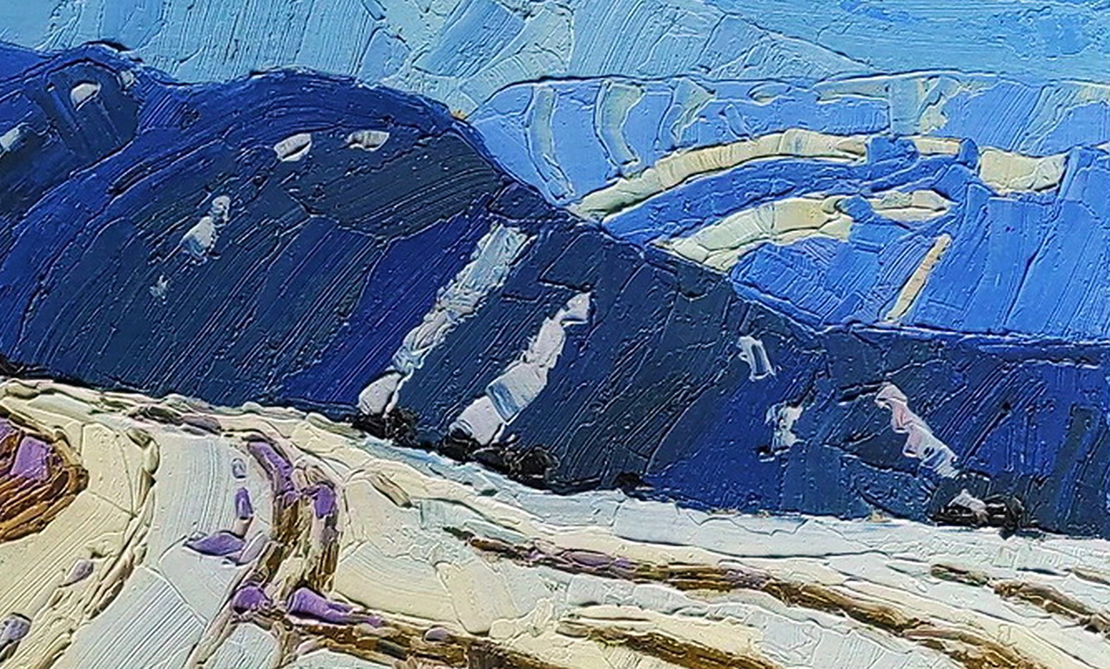 Oil painting Spring Mountain Yaroslav Savchyn - 5