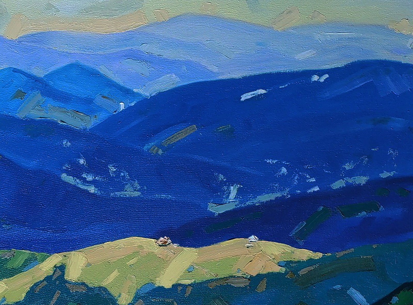 Oil painting Mountain Valley Yaroslav Savchyn - 3