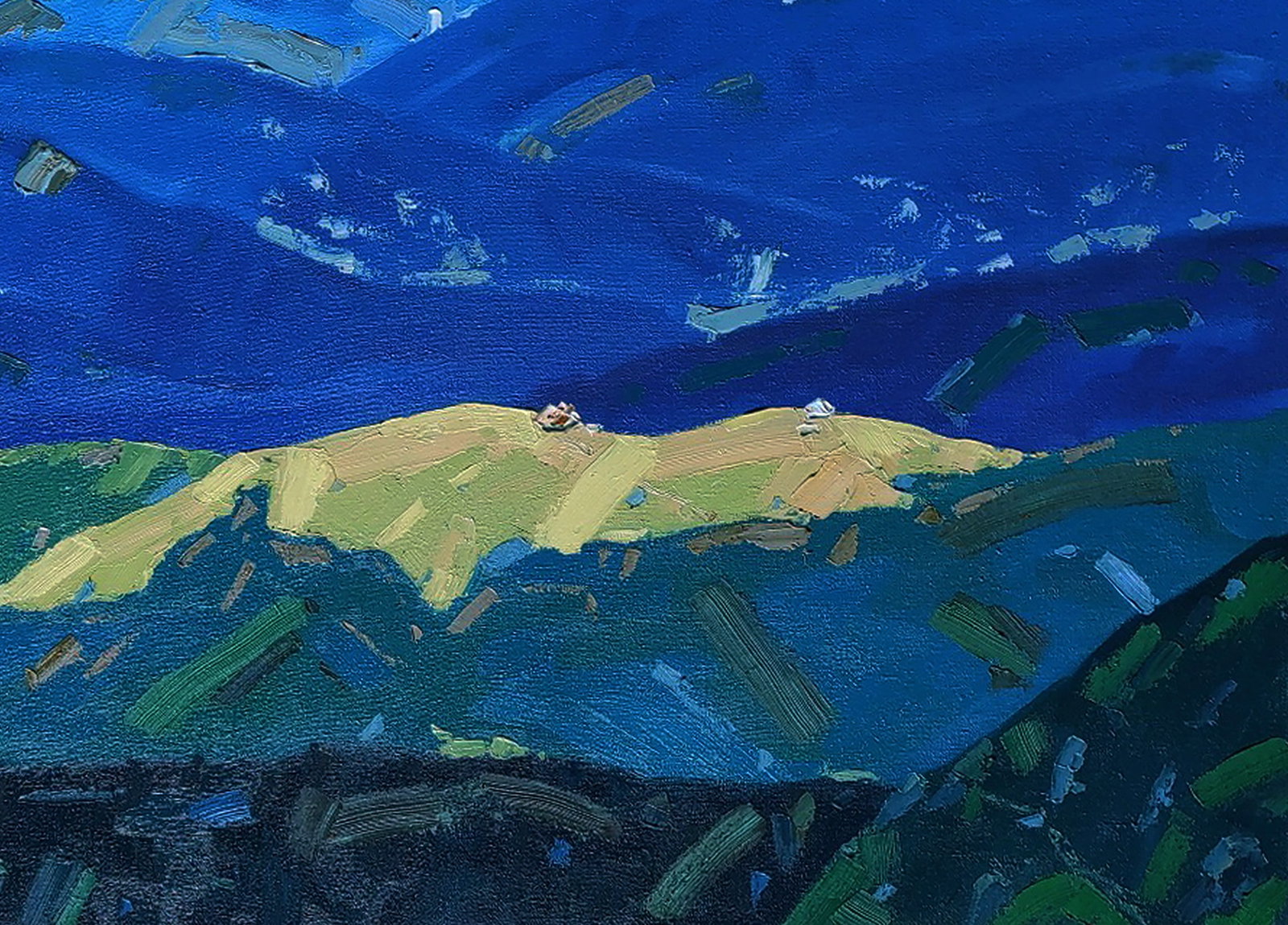 Oil painting Mountain Valley Yaroslav Savchyn - 5