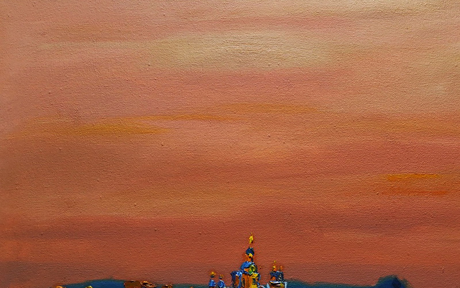 Oil painting An invigorating evening Yaroslav Savchyn - 2