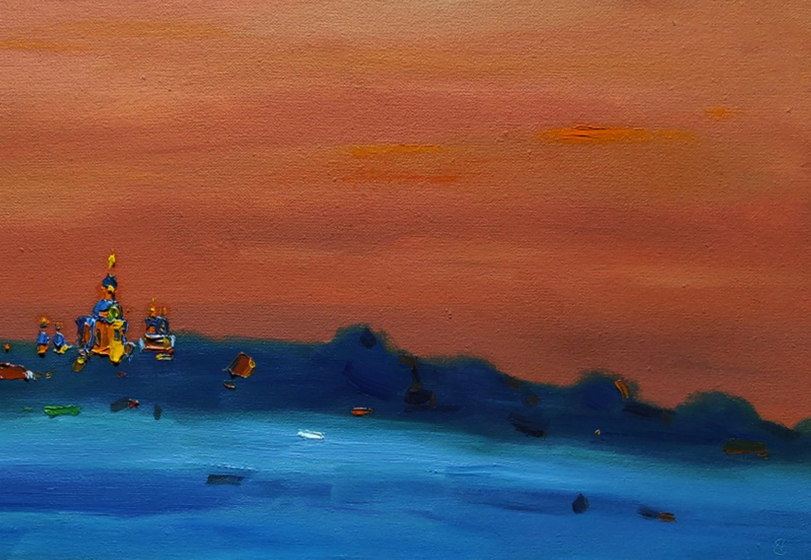 Oil painting An invigorating evening Yaroslav Savchyn - 5