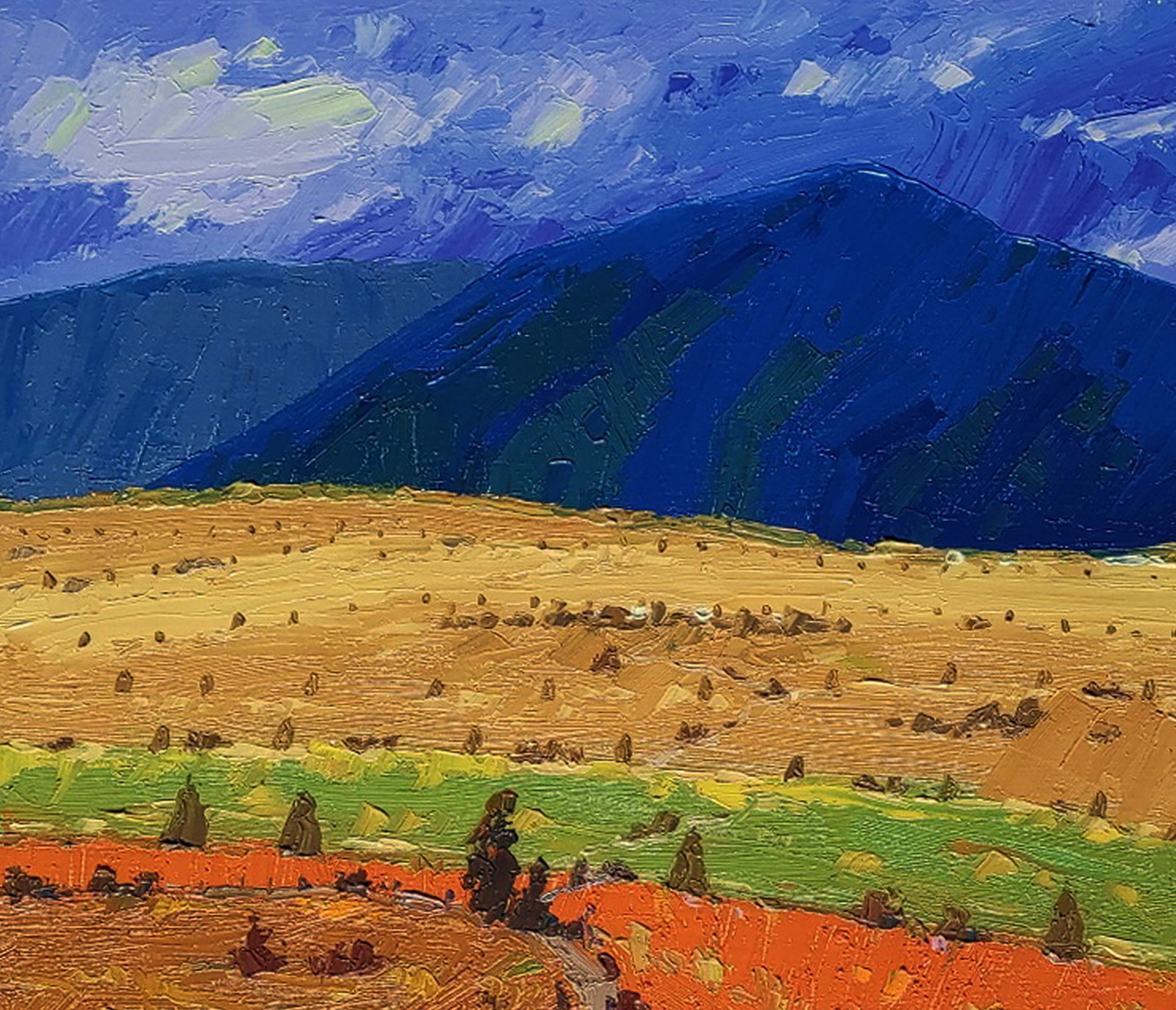 Oil painting Mountain fields Yaroslav Savchyn - 2