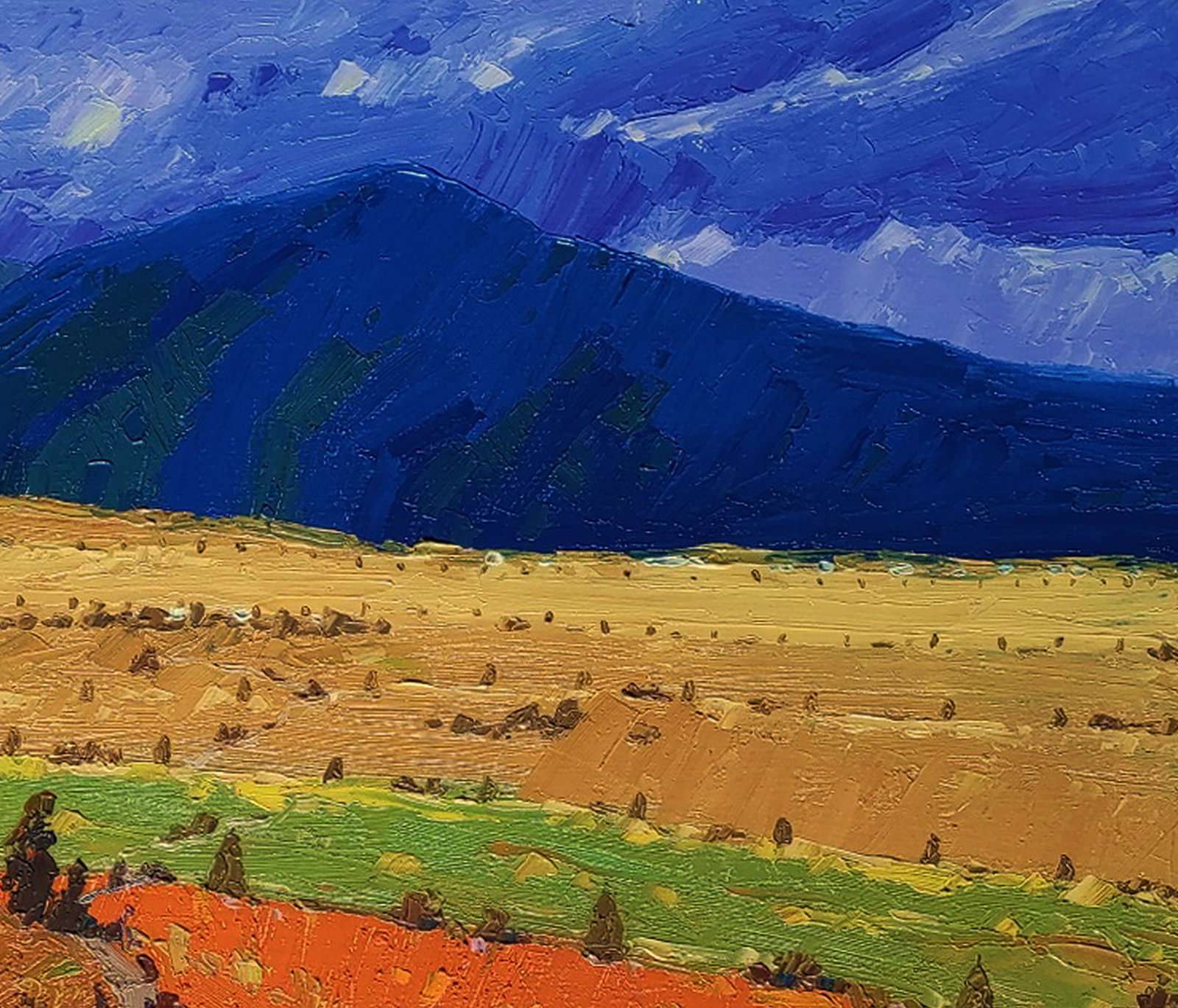 Oil painting Mountain fields Yaroslav Savchyn - 3