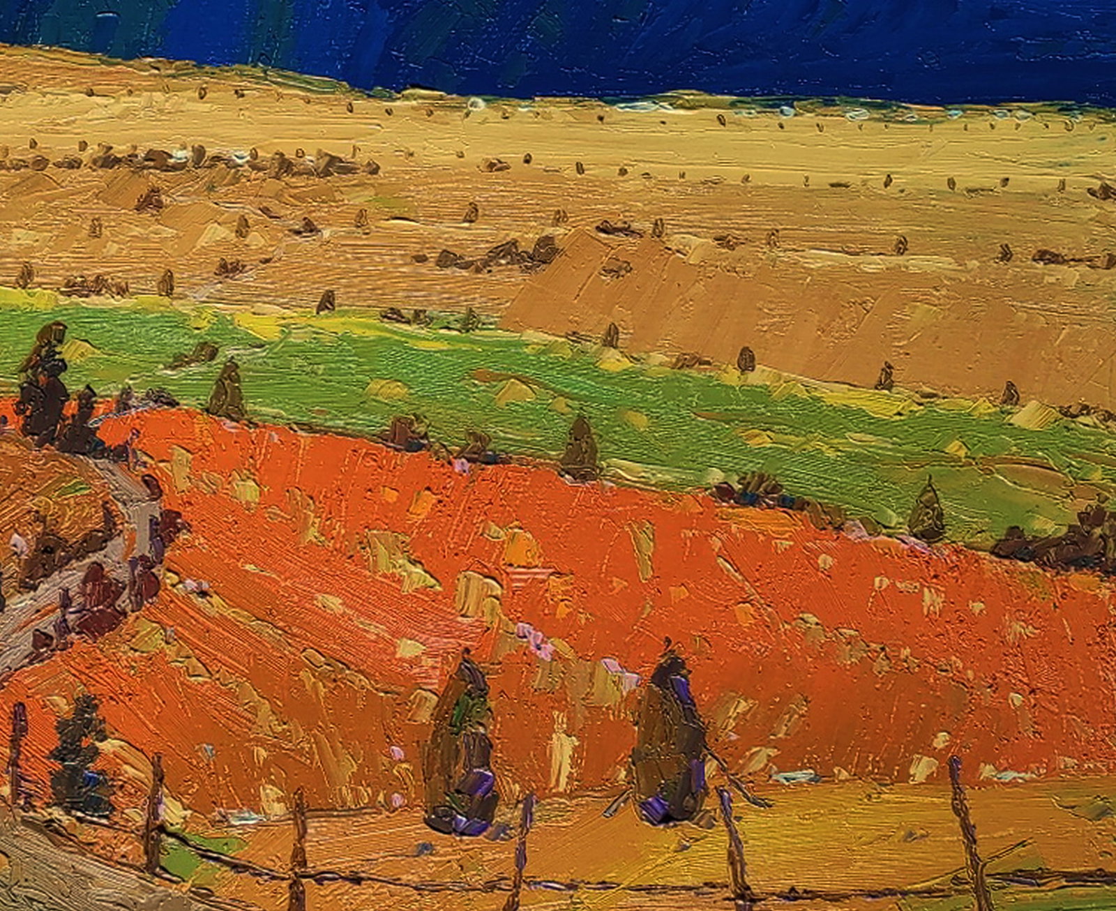 Oil painting Mountain fields Yaroslav Savchyn - 5