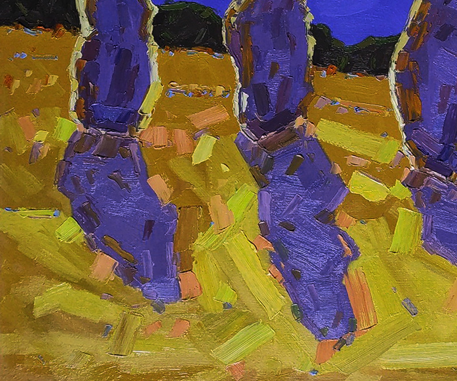 Oil painting Shadows from a haystack Yaroslav Savchyn - 4