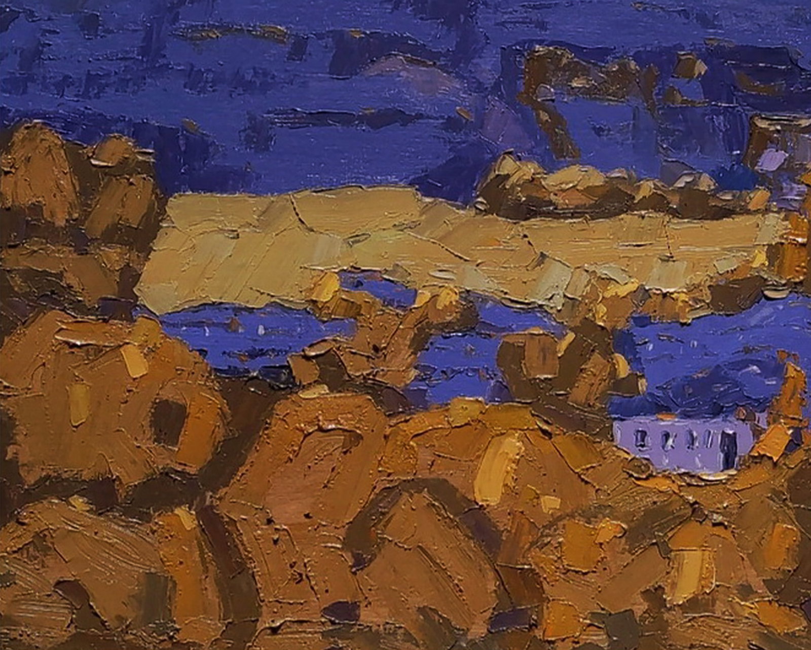 Oil painting Mountain canyon Yaroslav Savchyn - 4