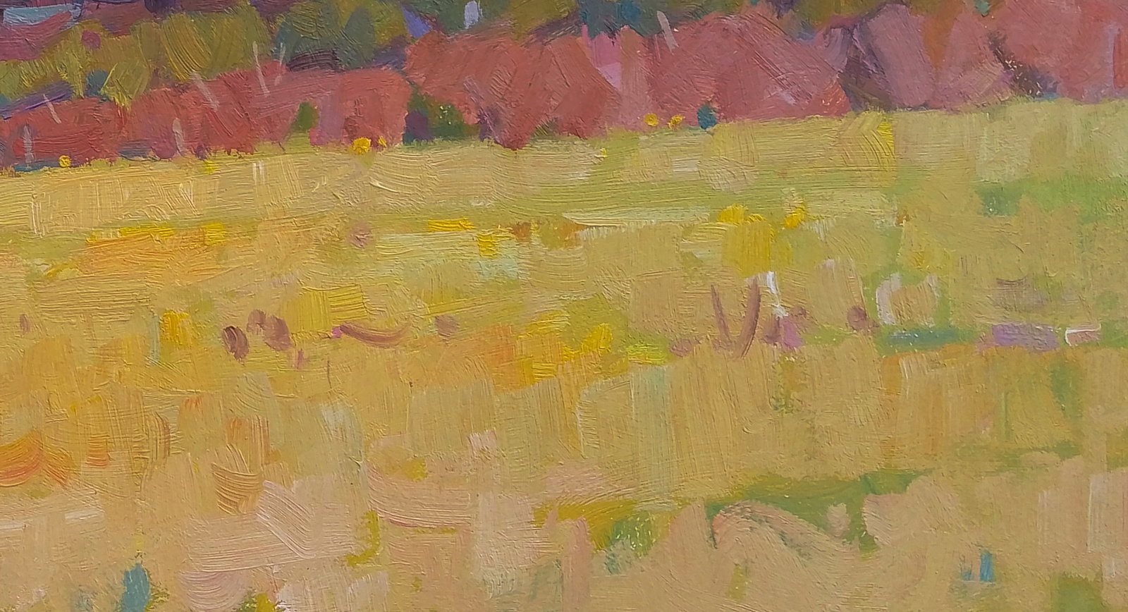 Oil painting Sun in the field Igor Tuzhikov - 2