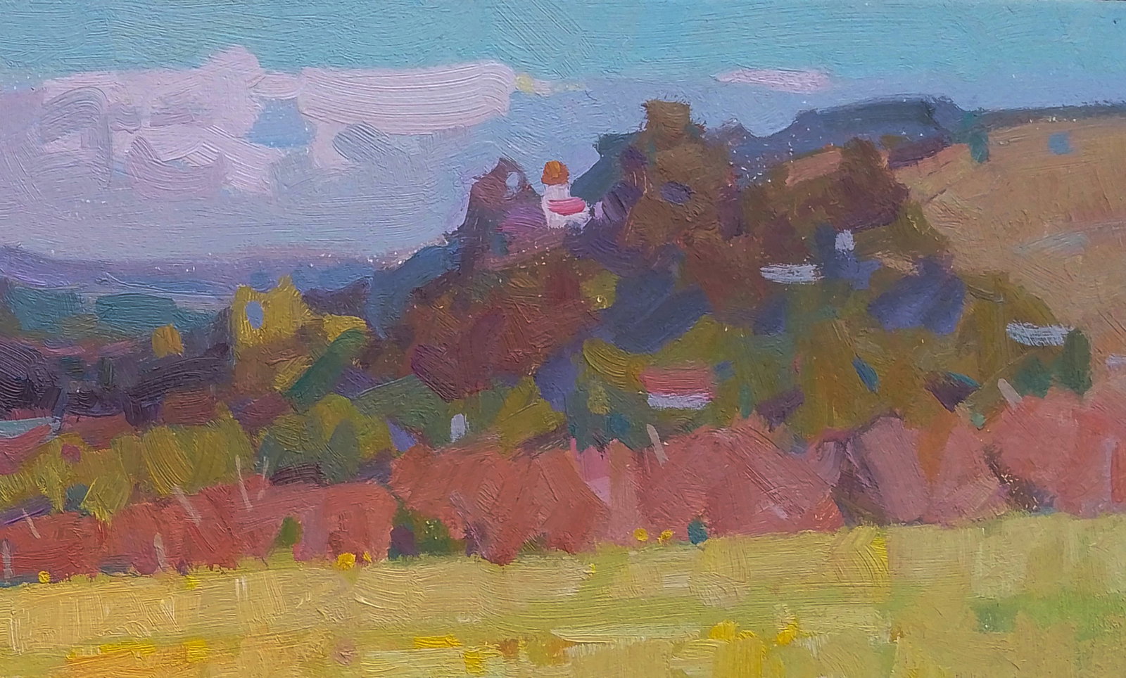 Oil painting Sun in the field Igor Tuzhikov - 5