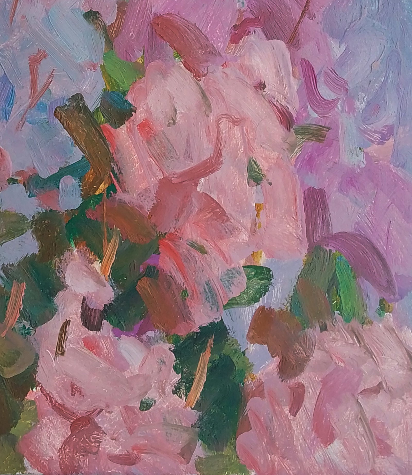 Oil painting Lilacs near the house Igor Tuzhikov - 2