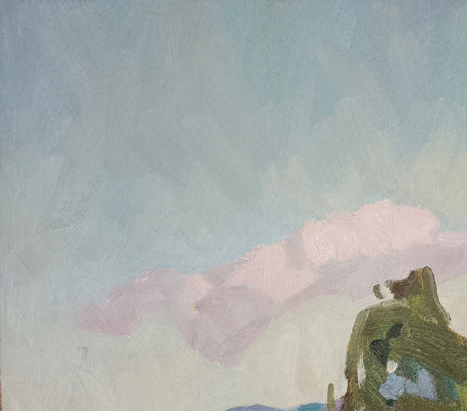 Oil painting Fresh air in the mountains Igor Tuzhikov - 4