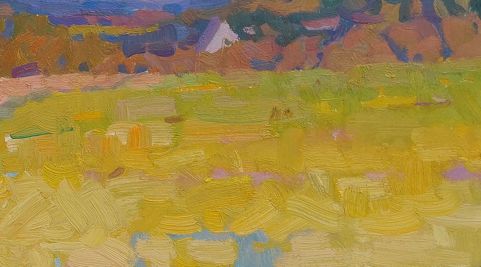 Oil painting October autumn light Igor Tuzhikov - 2