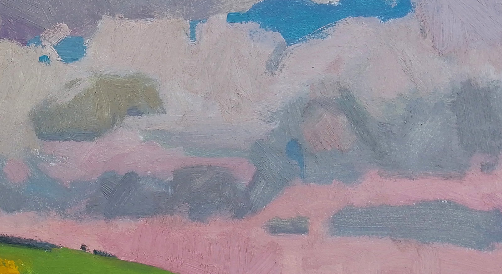 Oil painting Summer clouds Igor Tuzhikov - 2