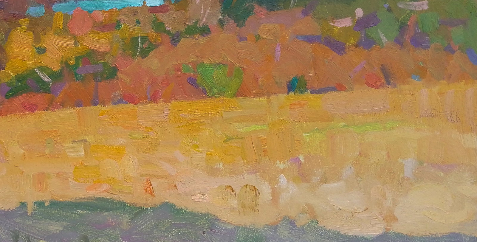 Oil painting A hot summer evening Igor Tuzhikov - 2