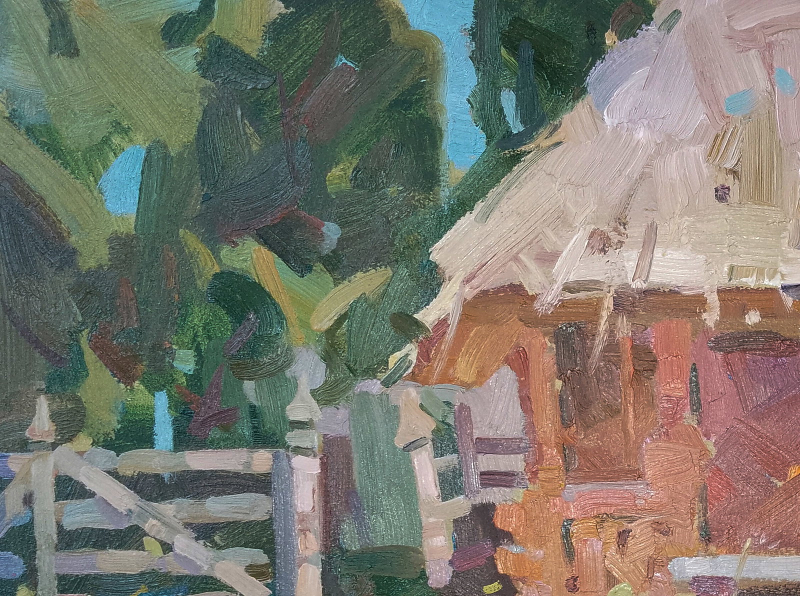 Oil painting Country chickens Igor Tuzhikov - 4