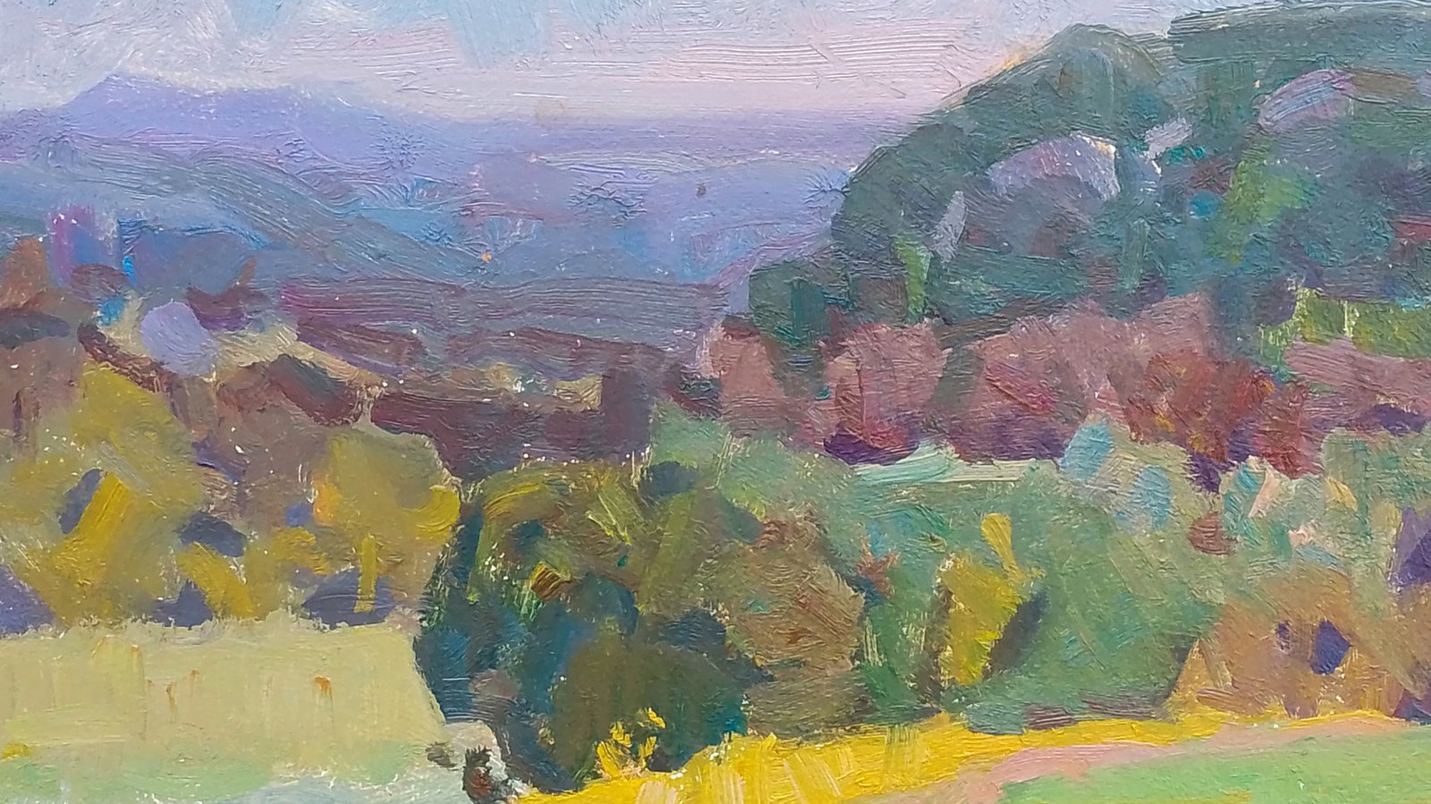 Oil painting Bright evening sun Igor Tuzhikov - 6