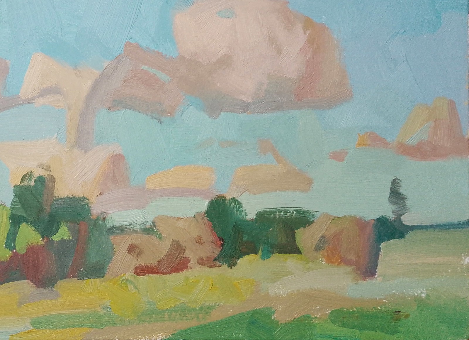 Oil painting Wind in the clouds Igor Tuzhikov - 2