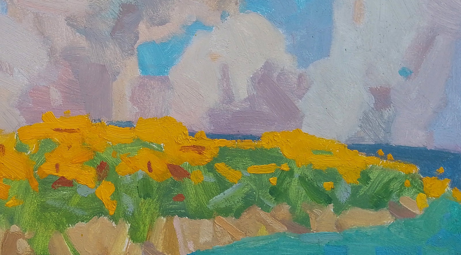 Oil painting Hot summer sun Igor Tuzhikov - 2