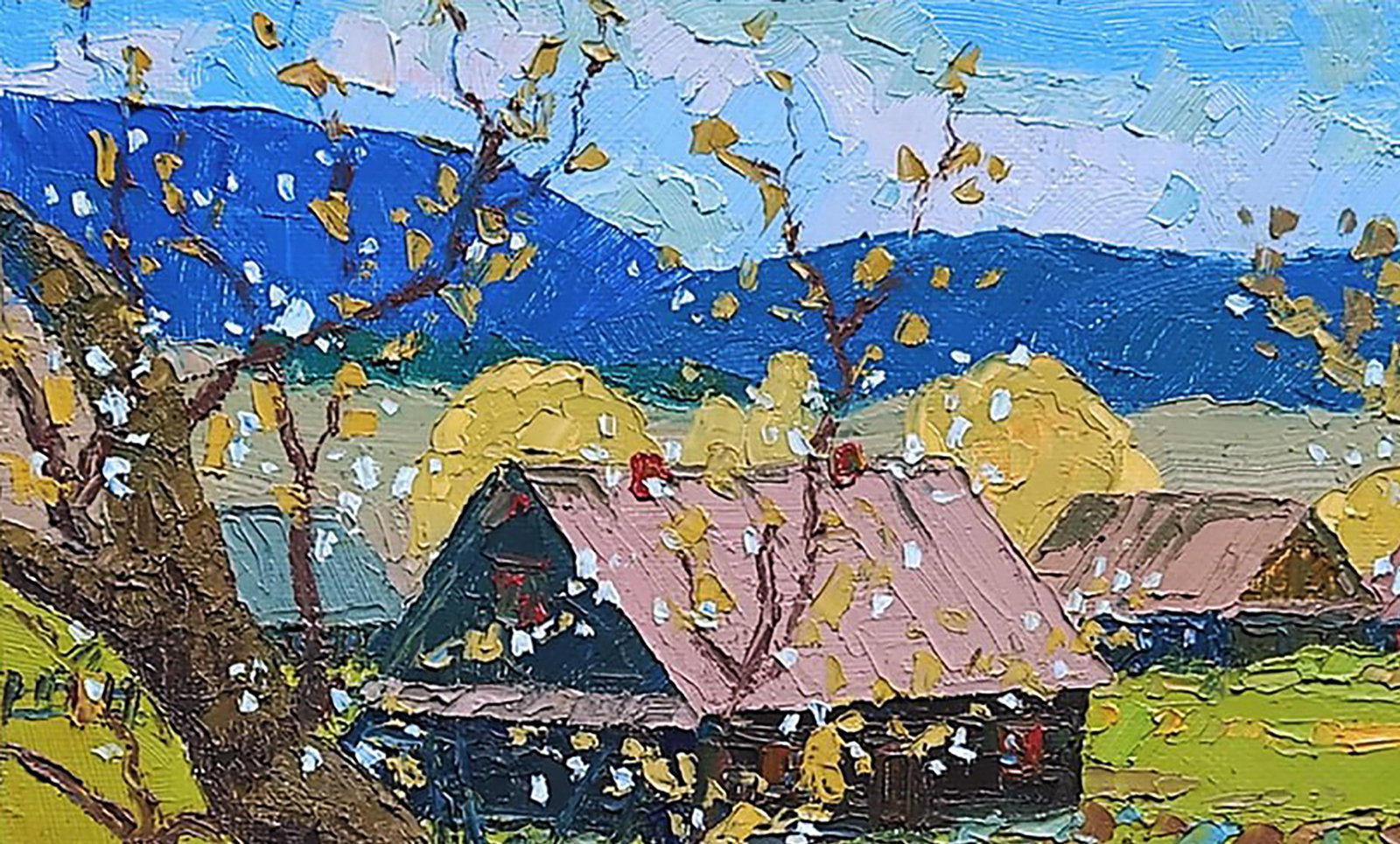 Oil painting Spring Yaroslav Savchyn - 2