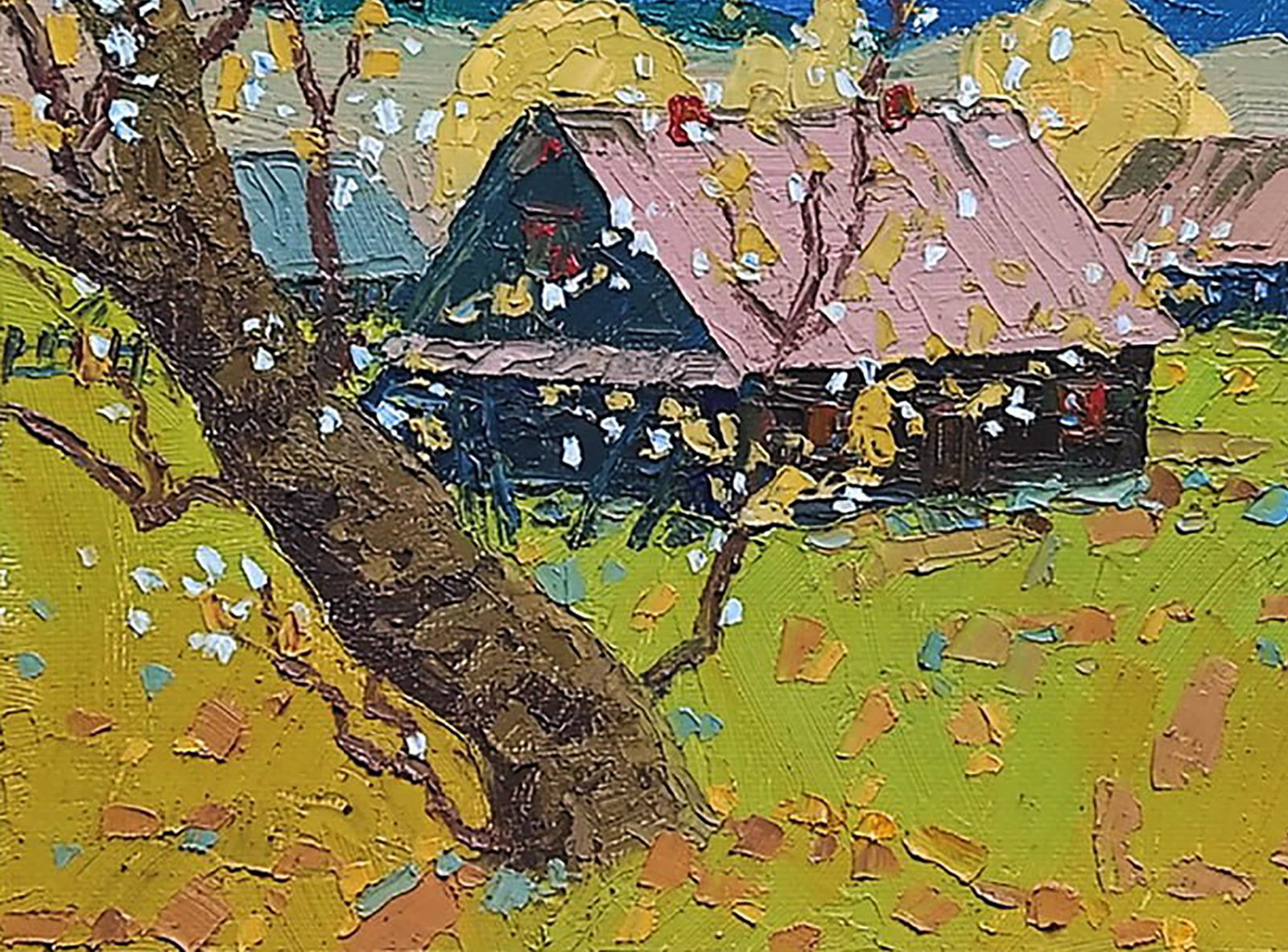 Oil painting Spring Yaroslav Savchyn - 4