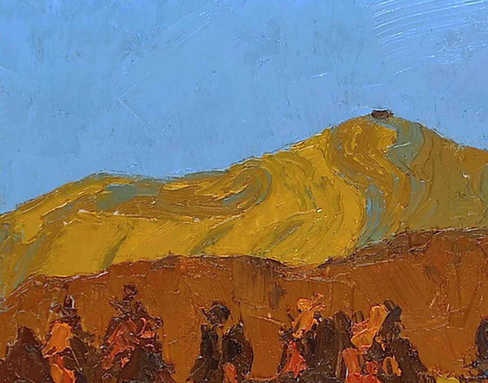 Oil painting Evening sun Yaroslav Savchyn - 2