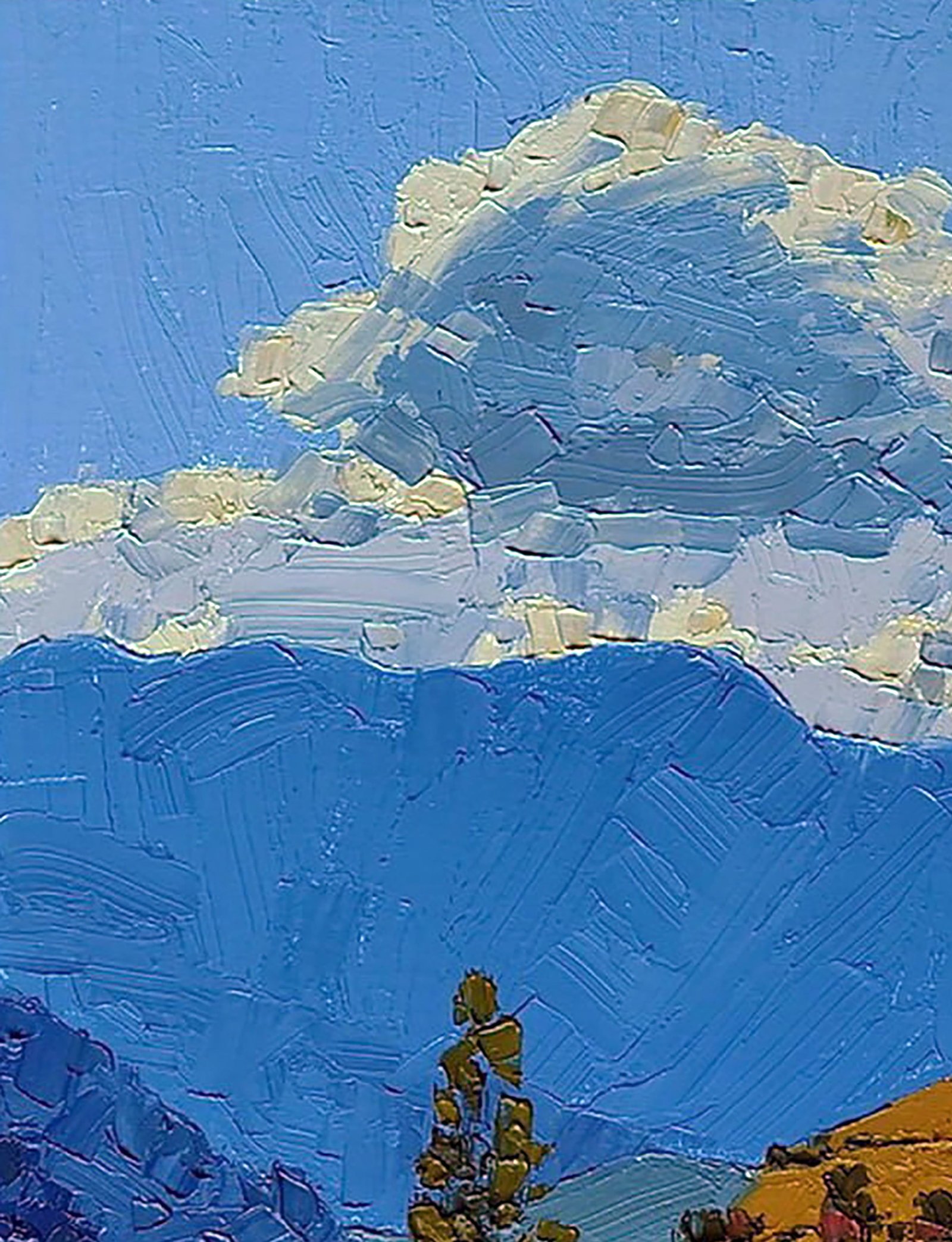 Oil painting Beyond the mountains Yaroslav Savchyn - 2