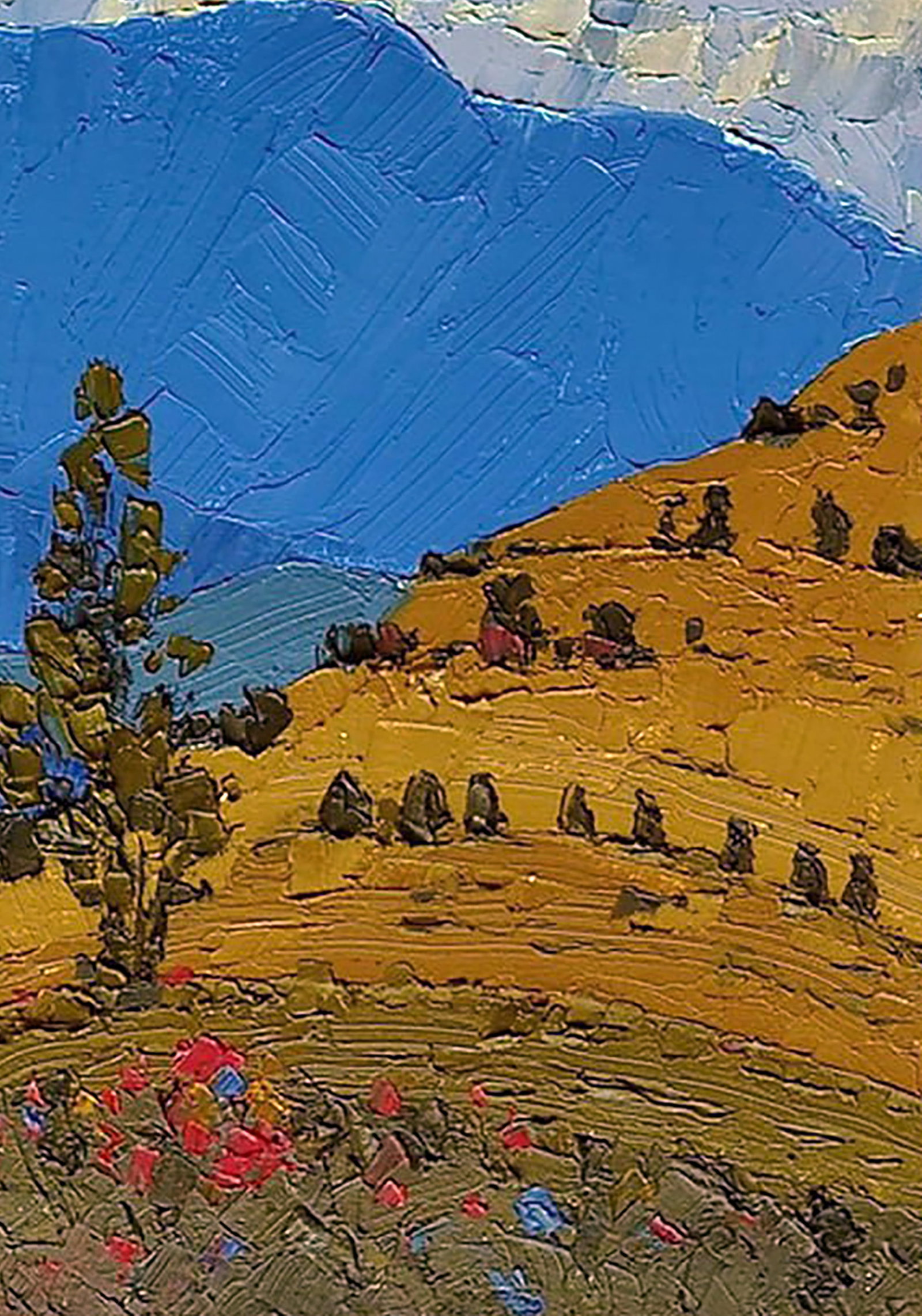 Oil painting Beyond the mountains Yaroslav Savchyn - 5