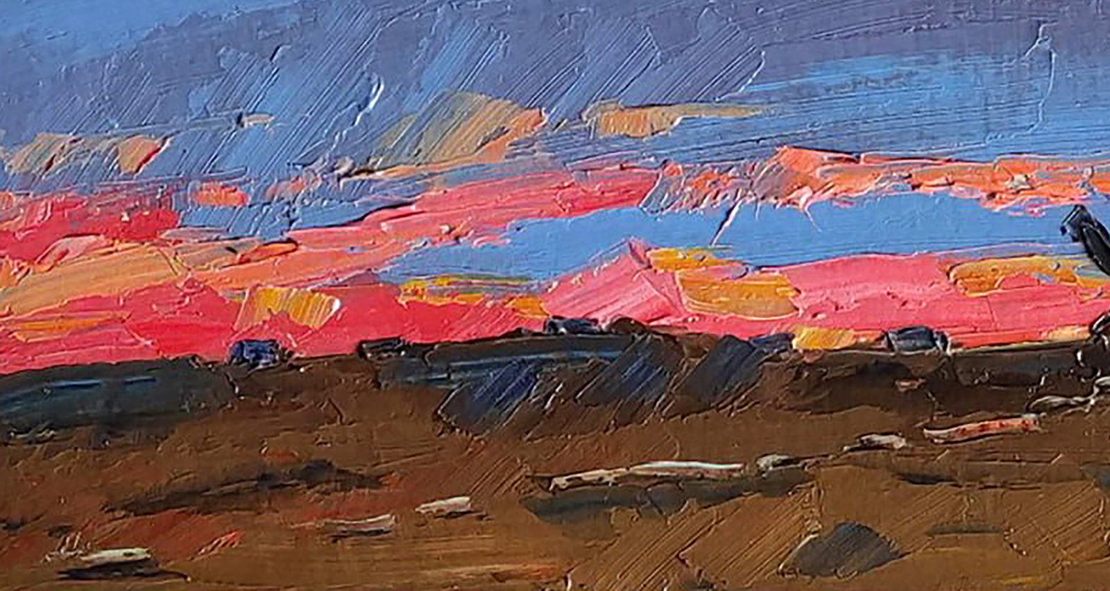 Oil painting Sunset Yaroslav Savchyn - 4