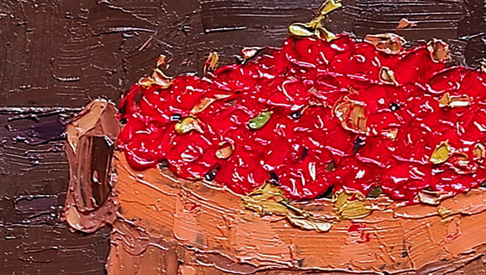 Oil painting Strawberry Yaroslav Savchyn - 2