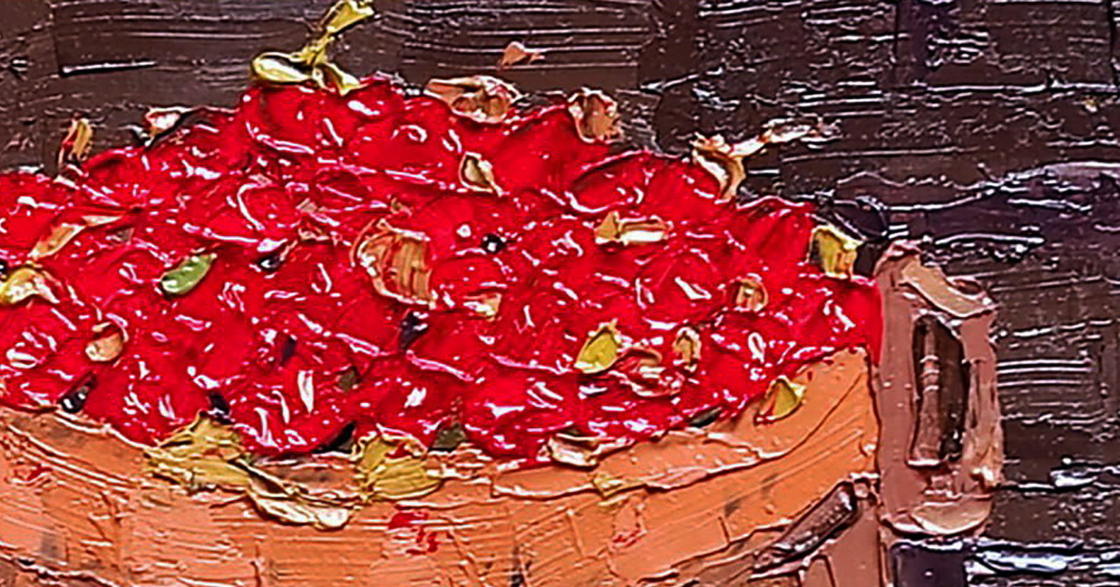 Oil painting Strawberry Yaroslav Savchyn - 3
