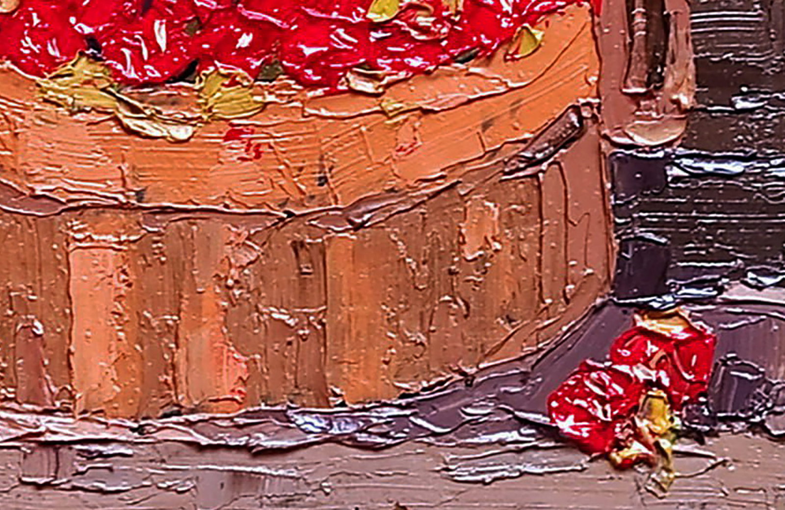 Oil painting Strawberry Yaroslav Savchyn - 5