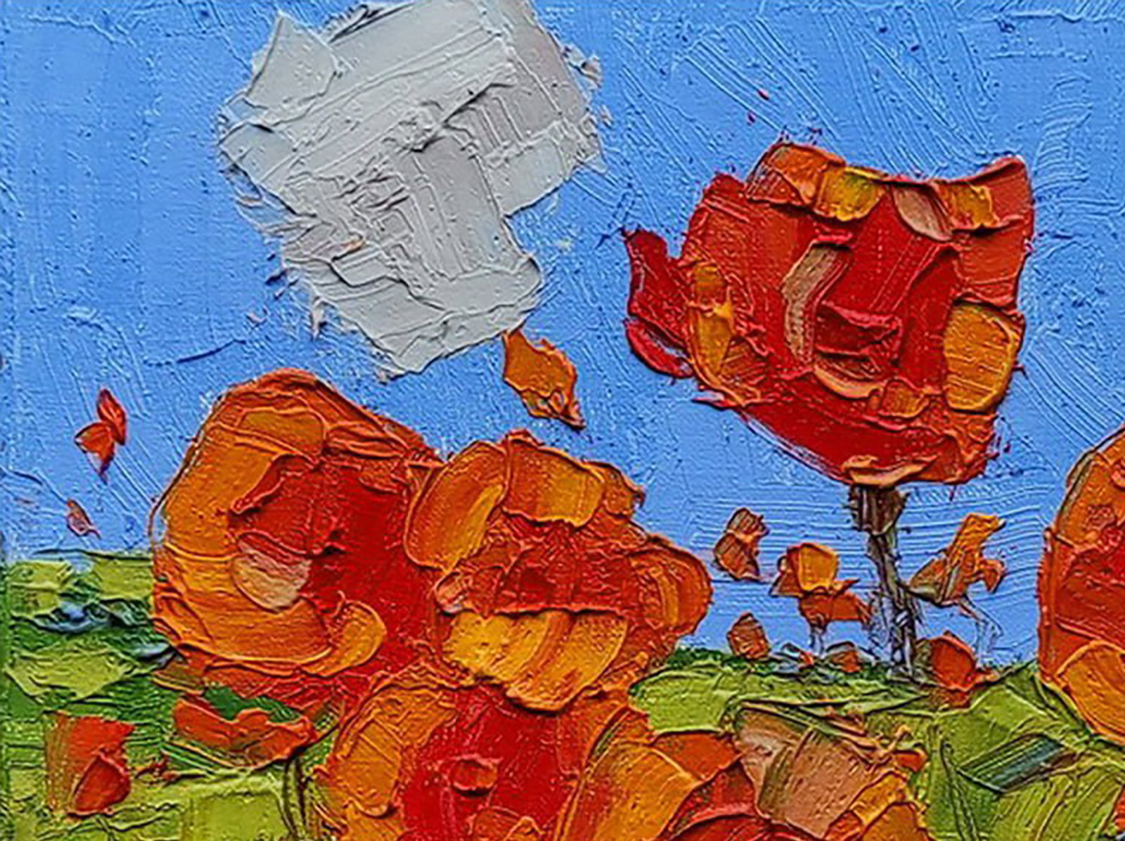 Oil painting Poppies Yaroslav Savchyn - 2