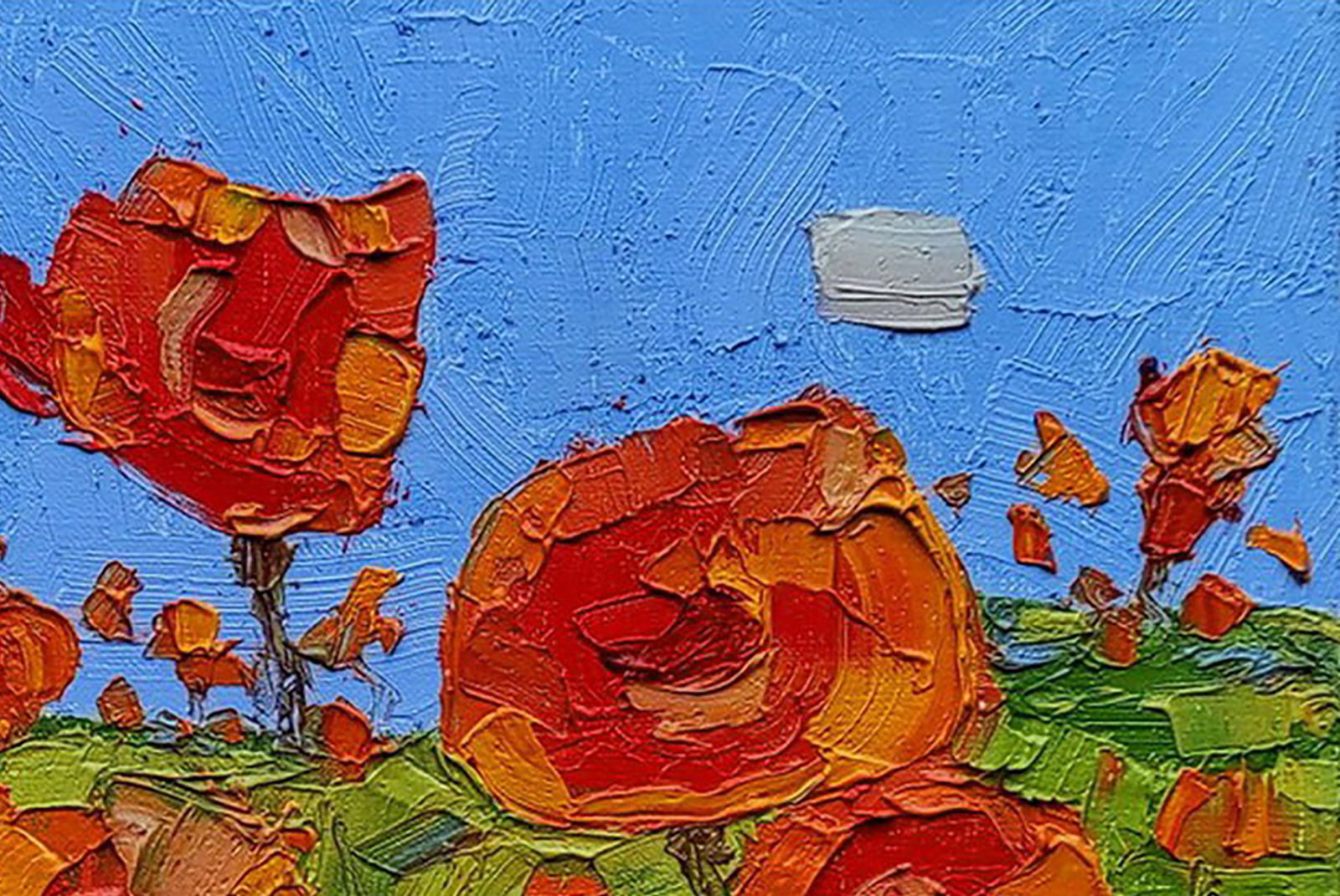 Oil painting Poppies Yaroslav Savchyn - 3