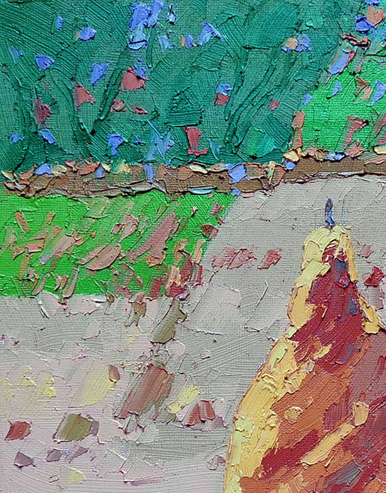 Oil painting On fresh hayfield Yaroslav Savchyn - 2