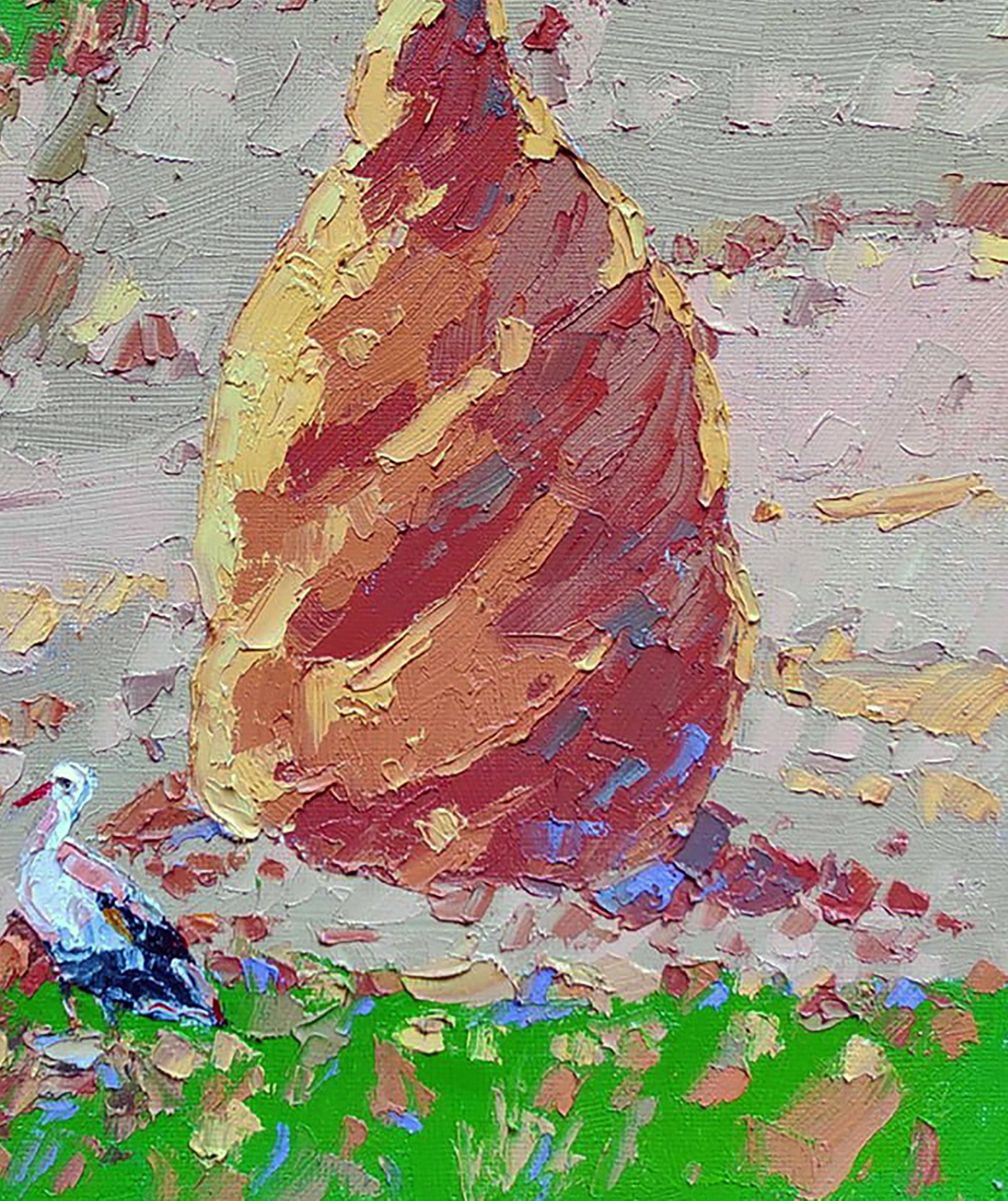 Oil painting On fresh hayfield Yaroslav Savchyn - 5