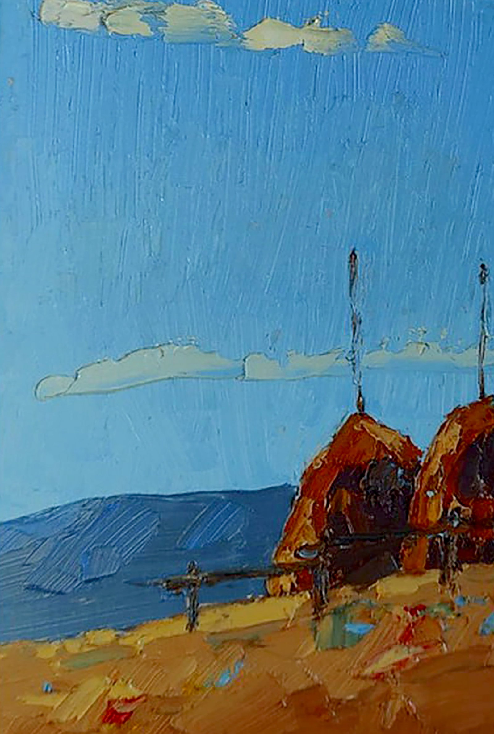 Oil painting Under the summer sky Yaroslav Savchyn - 4