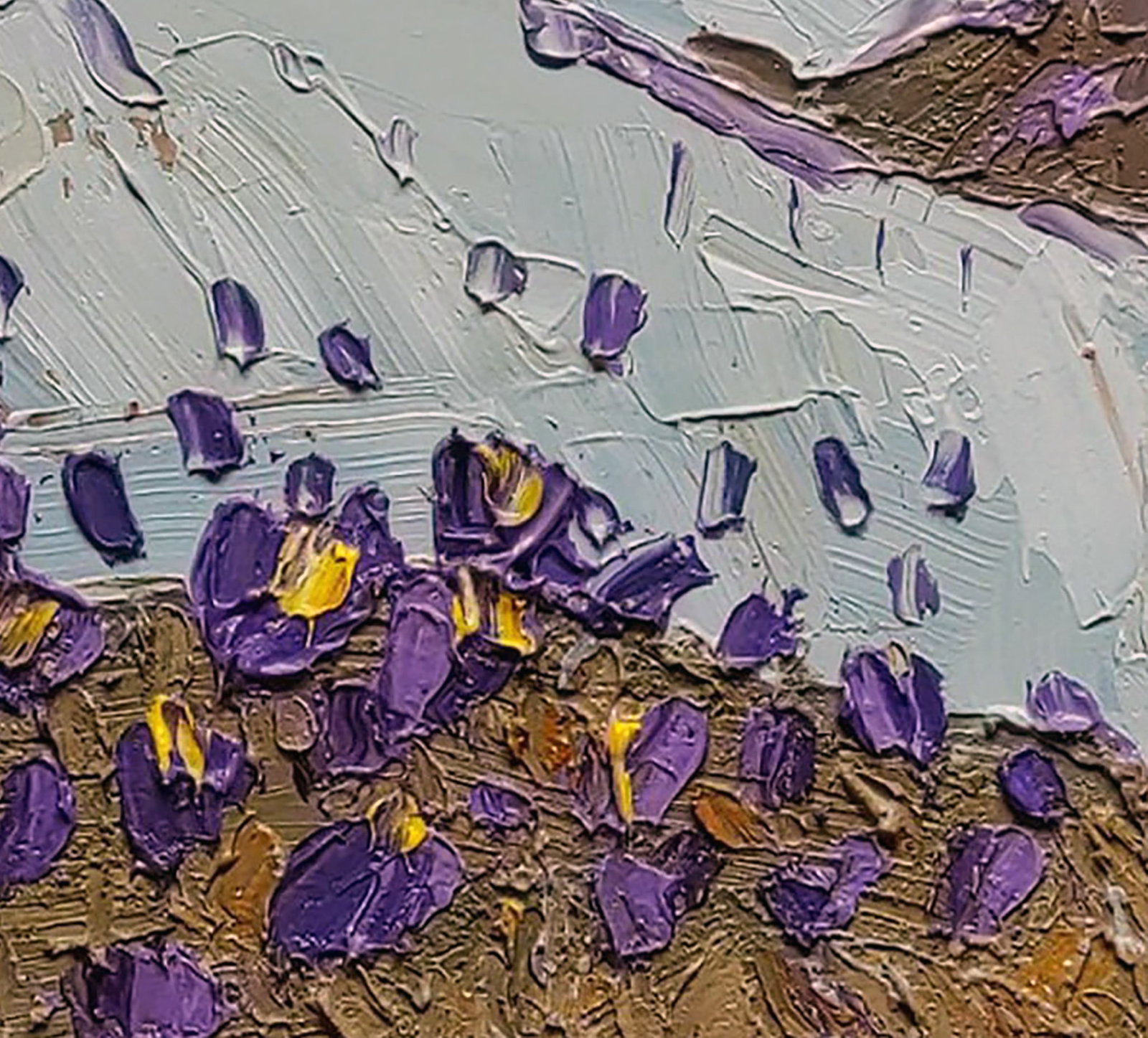 Oil painting Snowdrops Yaroslav Savchyn - 5