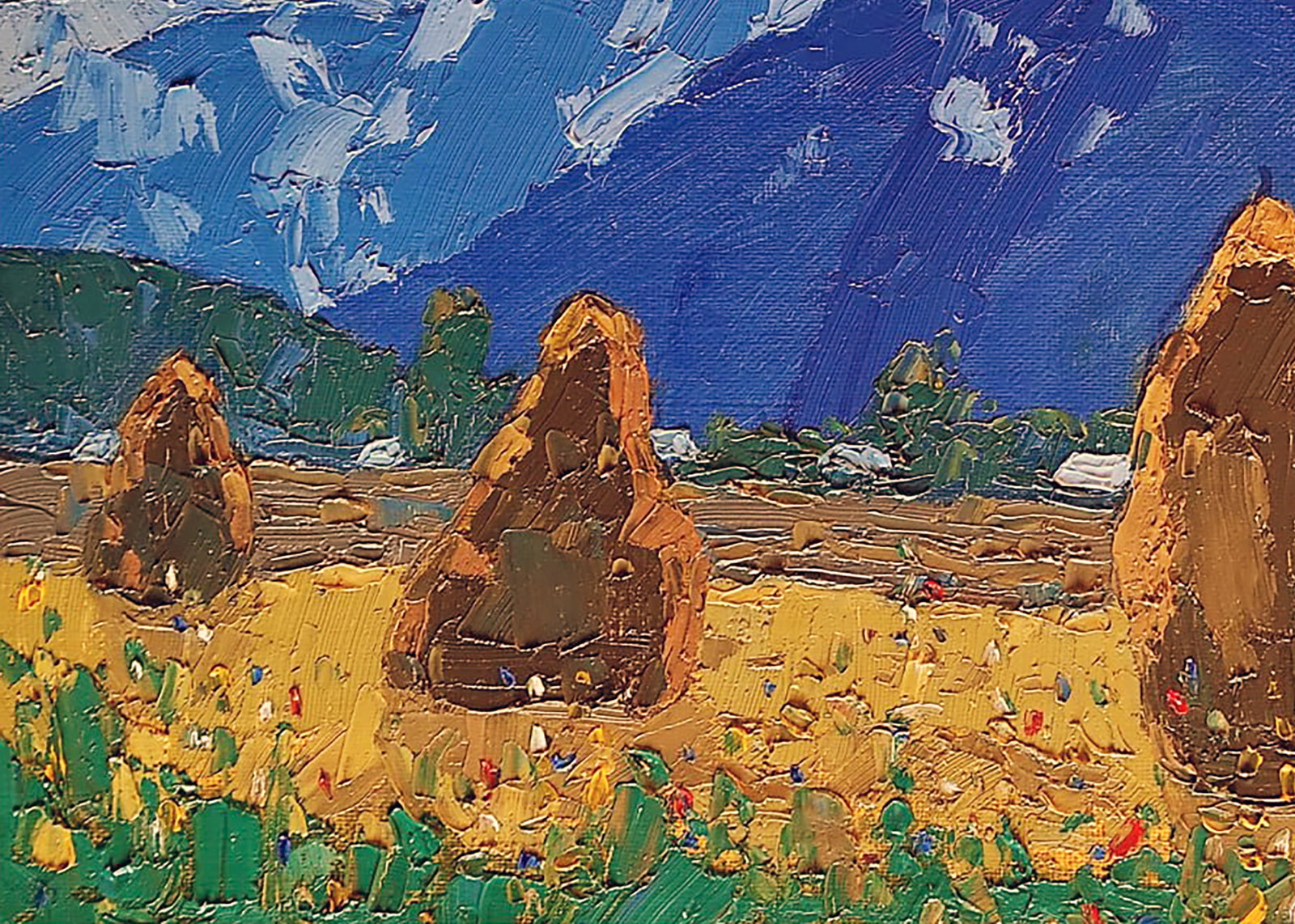 Oil painting After the rain Yaroslav Savchyn - 4