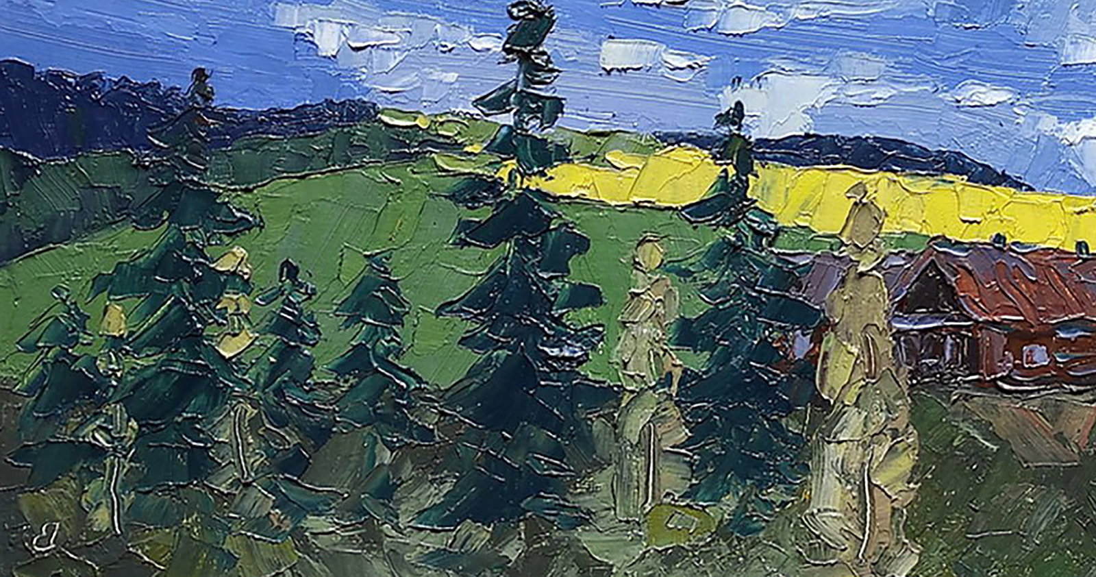 Oil painting Sunbeam Yaroslav Savchyn - 4