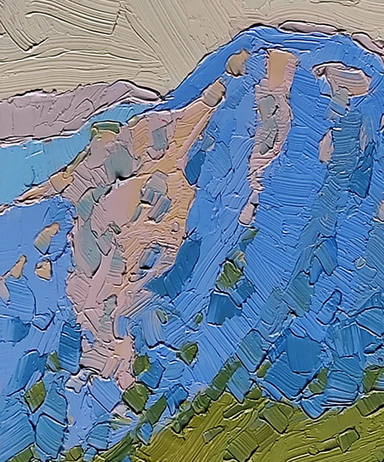 Oil painting Morning in the mountains Yaroslav Savchyn - 2