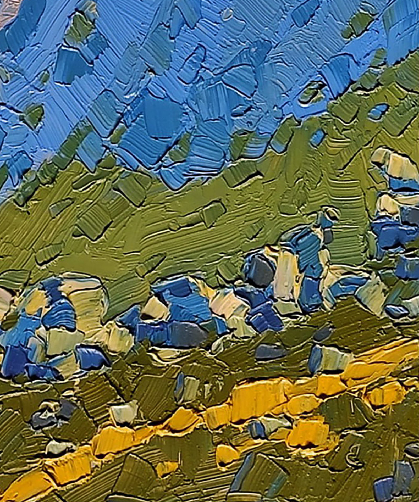 Oil painting Morning in the mountains Yaroslav Savchyn - 5