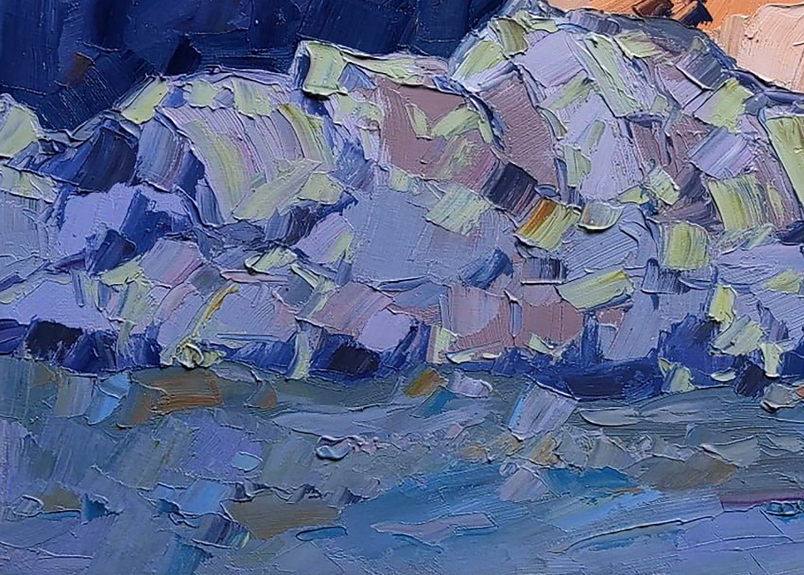 Oil painting Colored stone Yaroslav Savchyn - 4