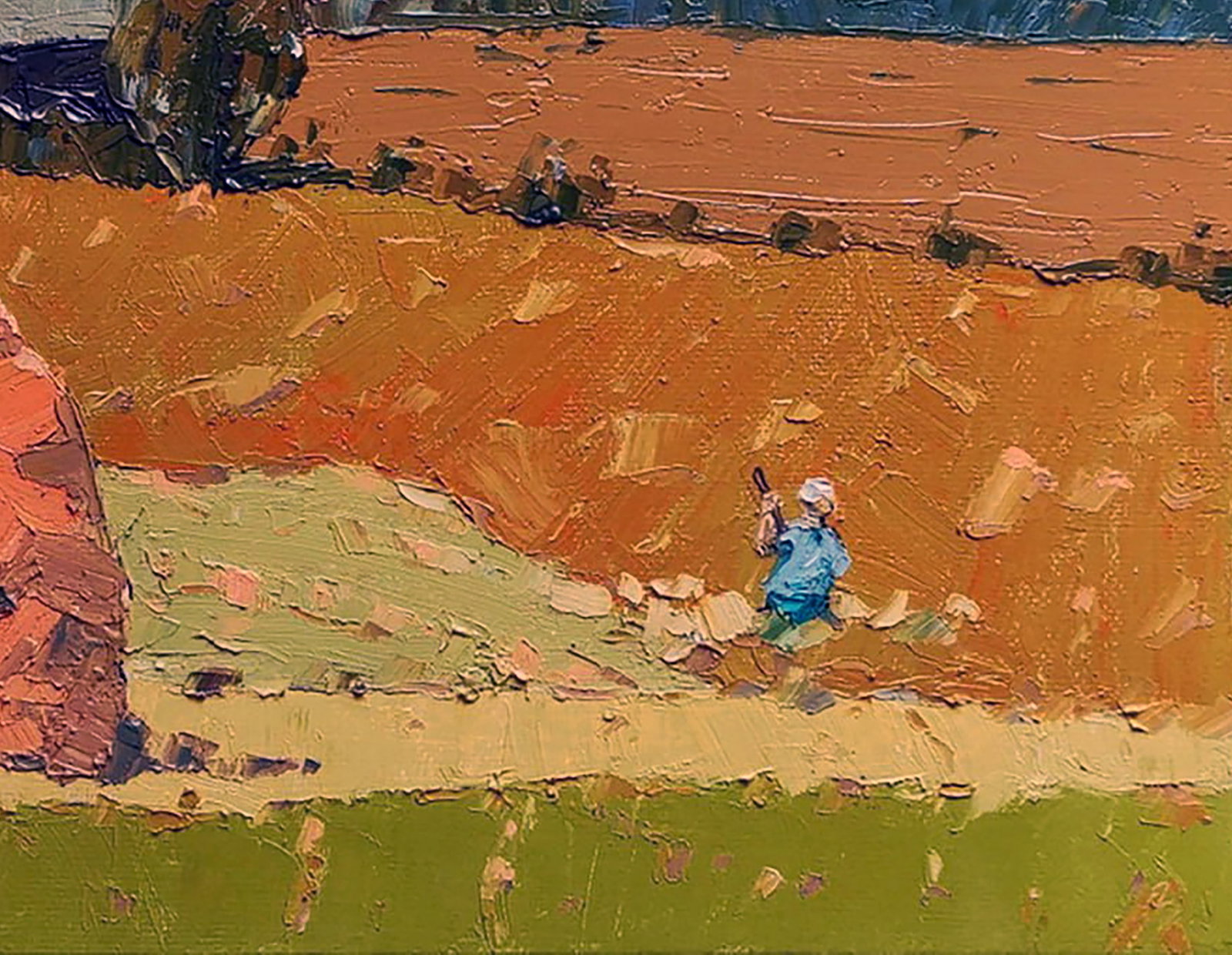 Oil painting In the thick grass Yaroslav Savchyn - 5