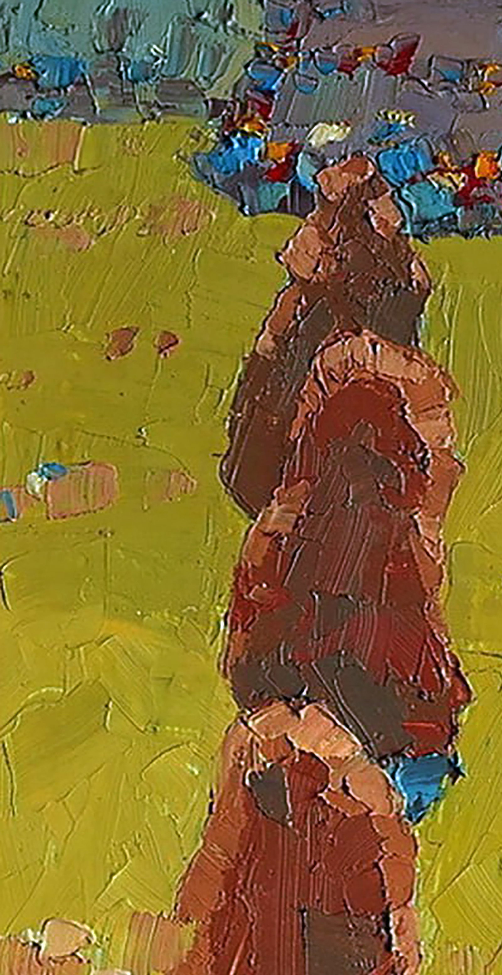 Oil painting Sunny mowing Yaroslav Savchyn - 2