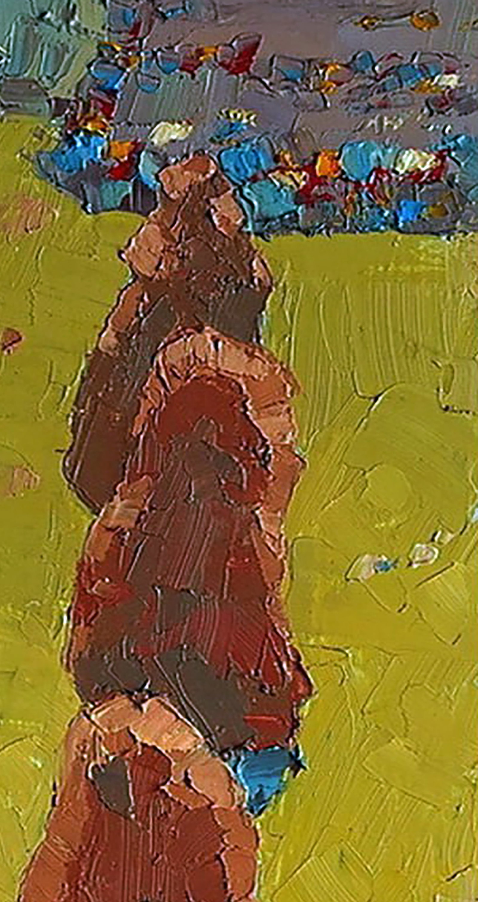 Oil painting Sunny mowing Yaroslav Savchyn - 3