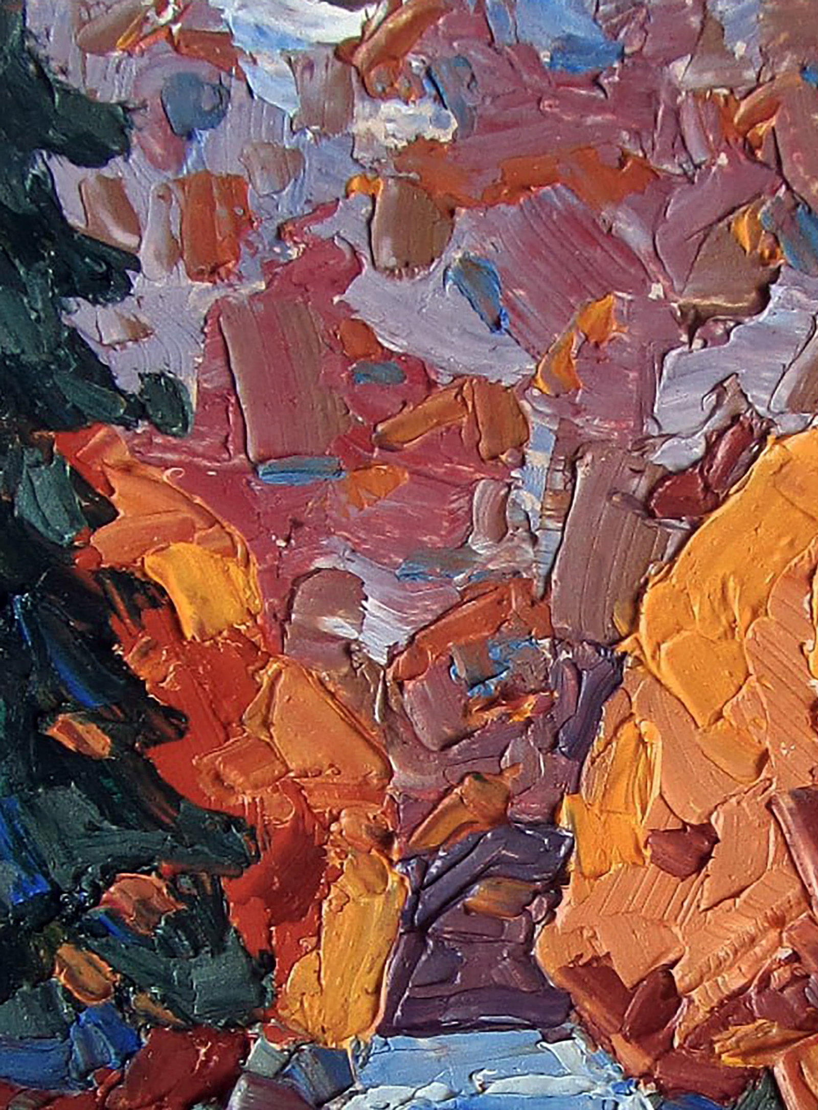 Oil painting Water flows Yaroslav Savchyn - 2