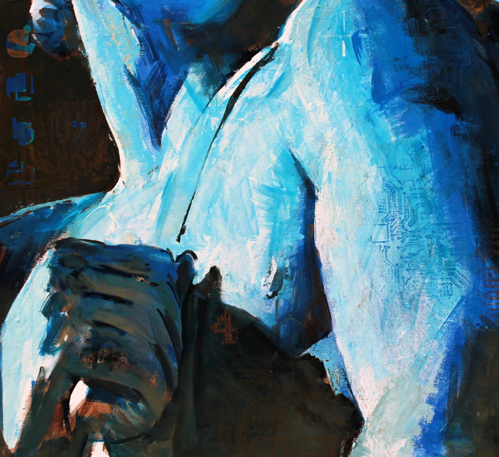 Oil painting Angel Ed Potapenkov - 4