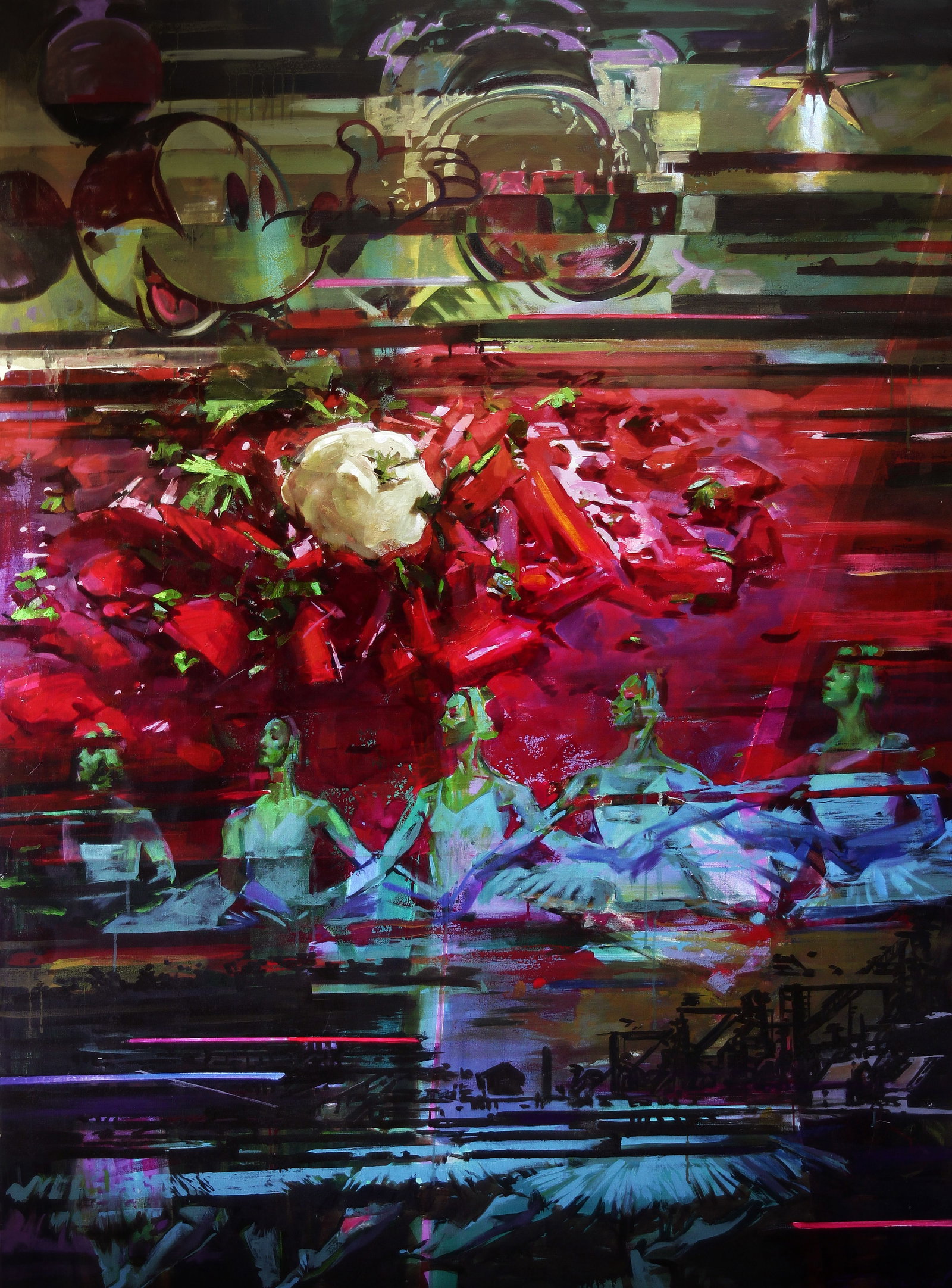 Oil painting Borsch Ed Potapenkov: Title: Oil painting Borsch Ed Potapenkov Description: 9POTAP Painter: Ed Potapenkov Size: 200x150 cm/78.74x59.05 inches Components: oil, canvas Original painting CONDITION: excellent ARTIST: 